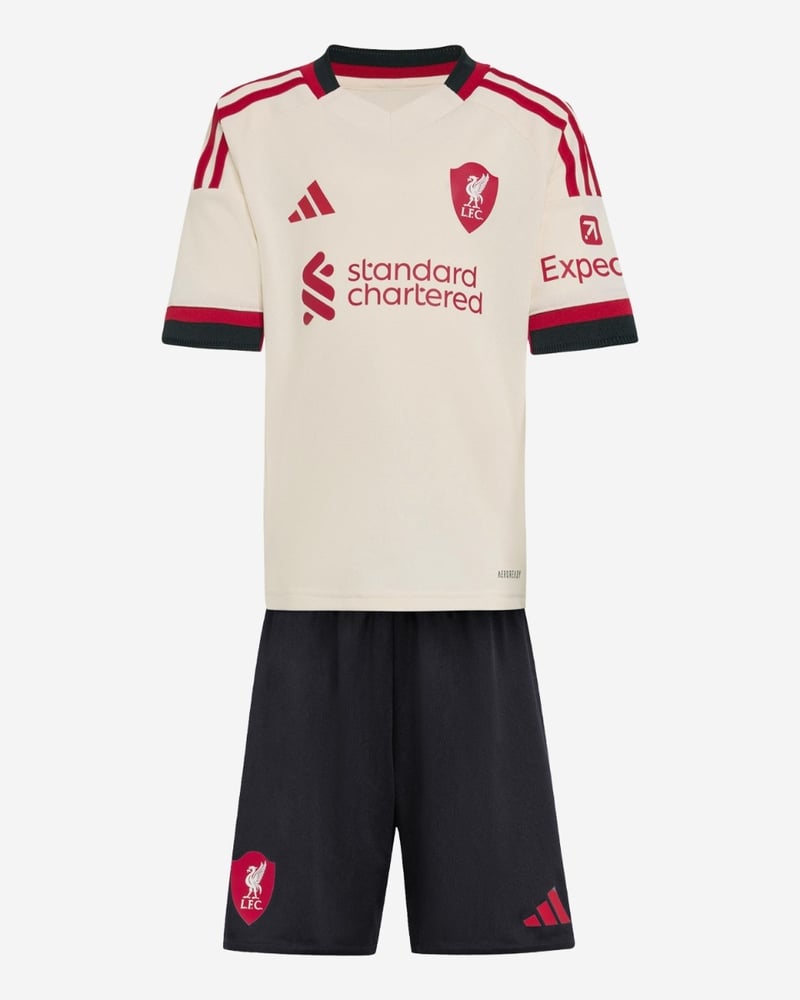 Kinder Liverpool 2025/26 Auswärtsset