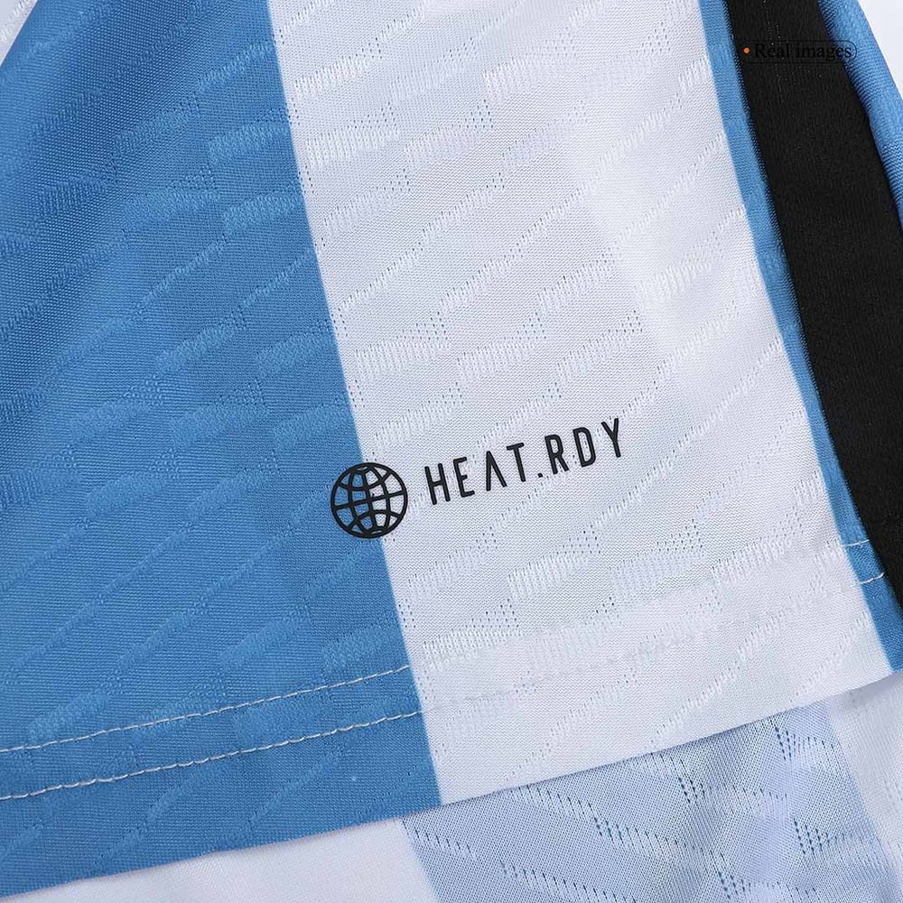 Argentinien Champions Spielerversion Heimtrikot Weltmeisterschaft 2022 - 3 Stars