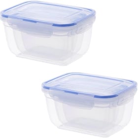 Superio Food Storage Containers, Airtight Leak Proof Meal Prep Containers, Microwave and freezer safe, BPA-free Plastic, Set of 3 (2 Pack)