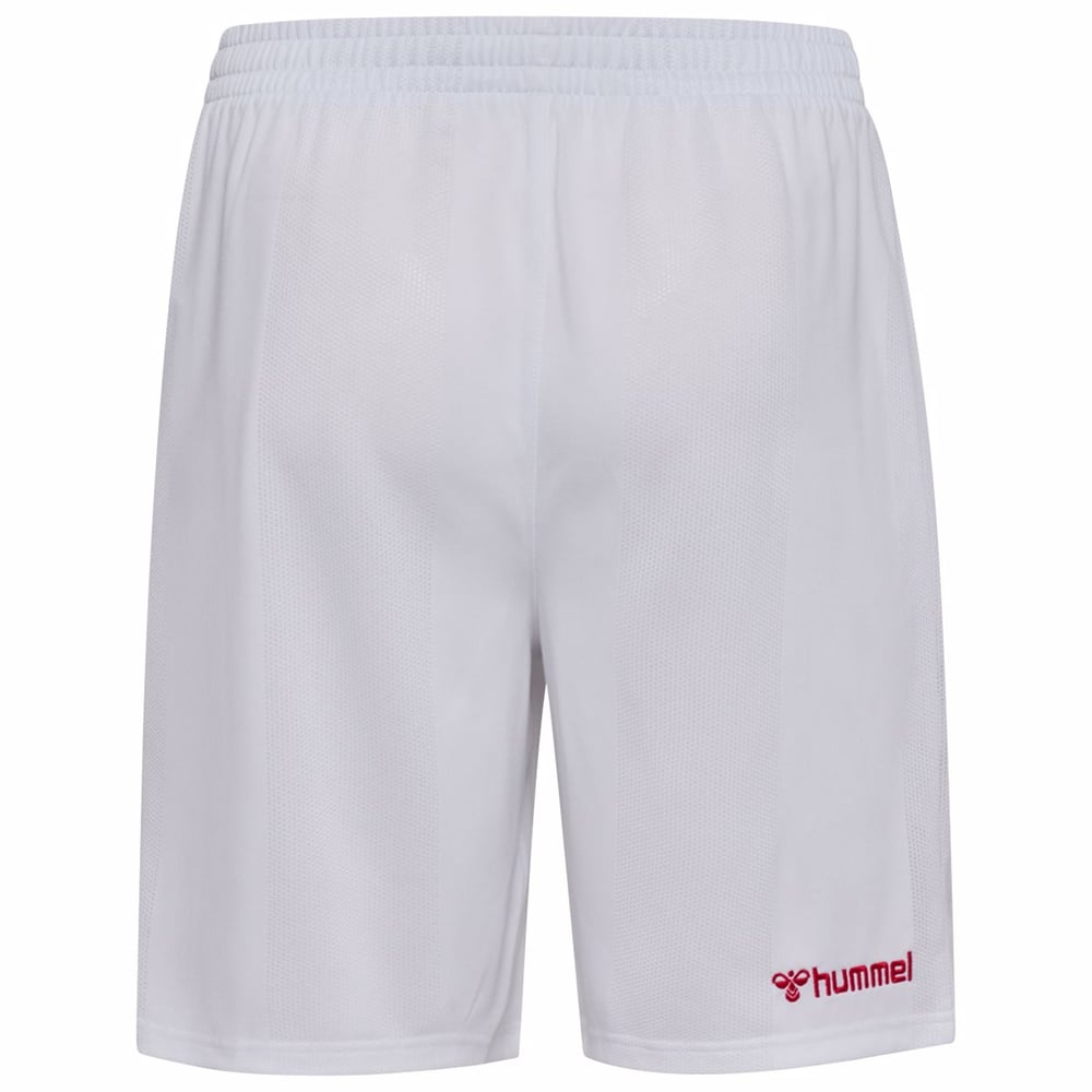 Men's Denmark 2026 Home World Cup White Shorts