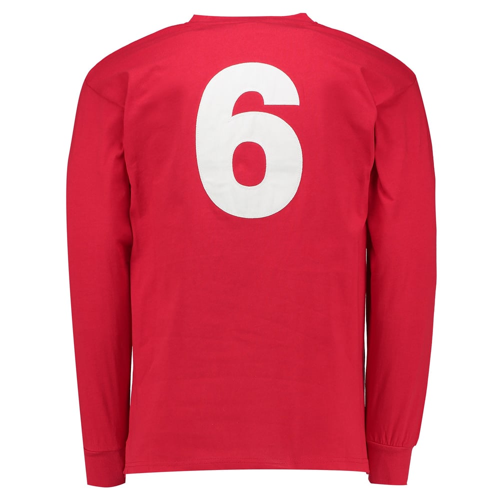 Damen England 1966 Auswärts Weltmeisterschaftsfinale Retro Langarmtrikot Nr. 6