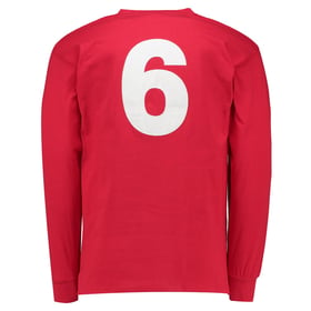Damen England 1966 Auswärts Weltmeisterschaftsfinale Retro Langarmtrikot Nr. 6