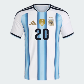 Kid's Argentina 2026 Home Authentic World Cup Shirt MAC ALLISTER #20