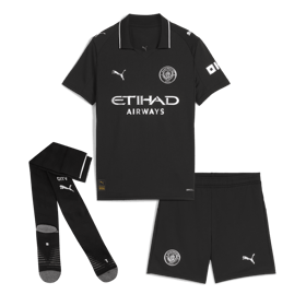 Kinder Manchester City 2025/26 Auswärtsset