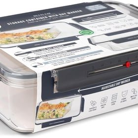 Core Home Pantry Refrigerator Freezer 108 Ounces BPA Free Plastic Snap Lid Food Storage Meal Prep Container With Day Marker