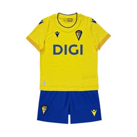 Kinder Cádiz CF 2025/26 Heimset mit Sponsor