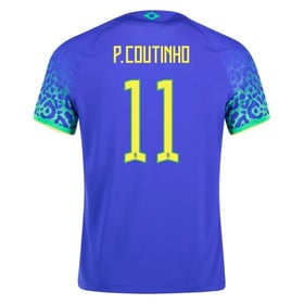 Philippe Coutinho #11 Brasilien Auswärtstrikot Weltmeisterschaft 2022