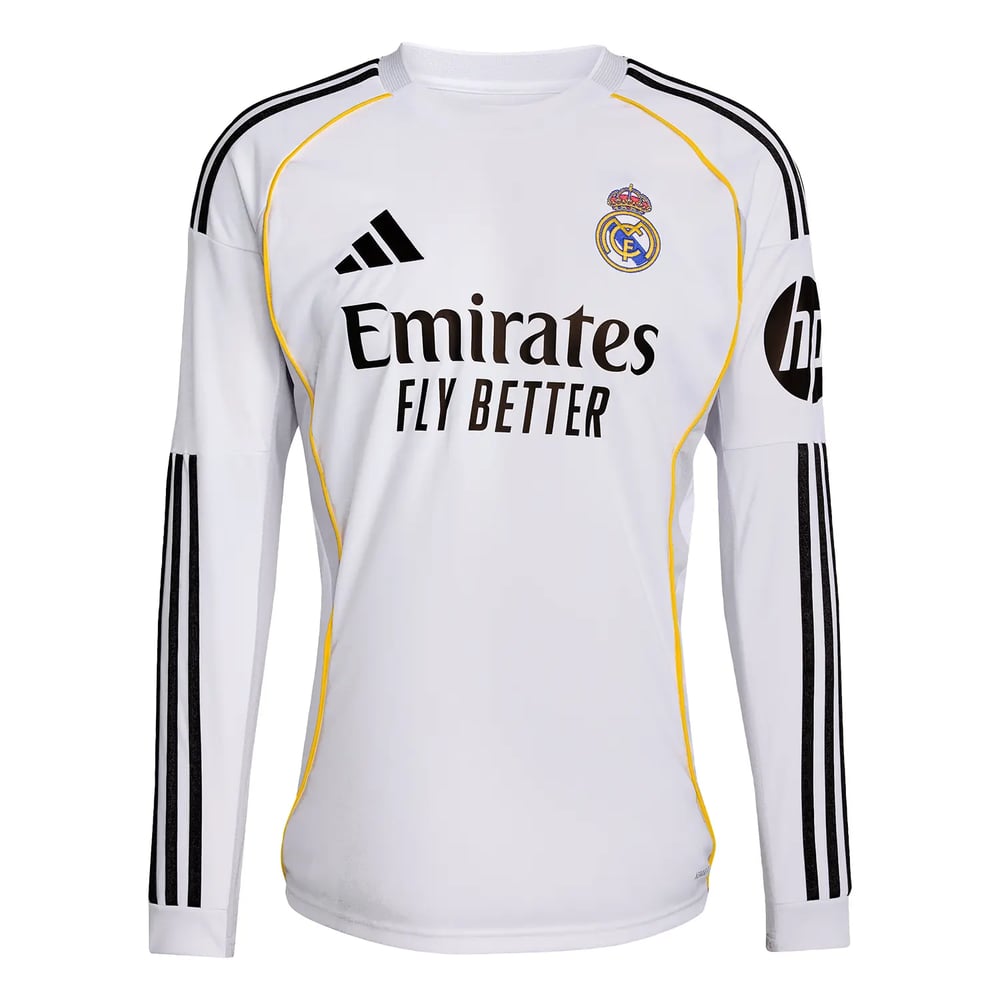 Real Madrid 2025/26 Heimtrikot Langarm Herren
