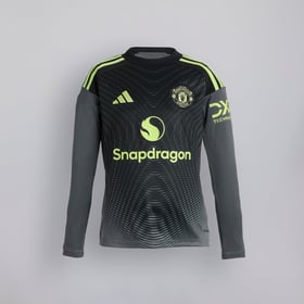Kid's Manchester United 2025/26 Goalkeeper Long Sleeve Shirt
