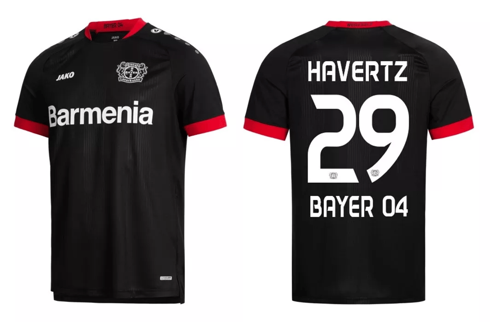 Herren HAVERTZ Bayer 04 Leverkusen 2019/20 Auswärtstrikot
