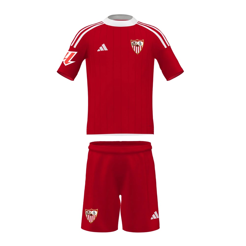 Kinder Sevilla FC 2025/26 Auswärtsset