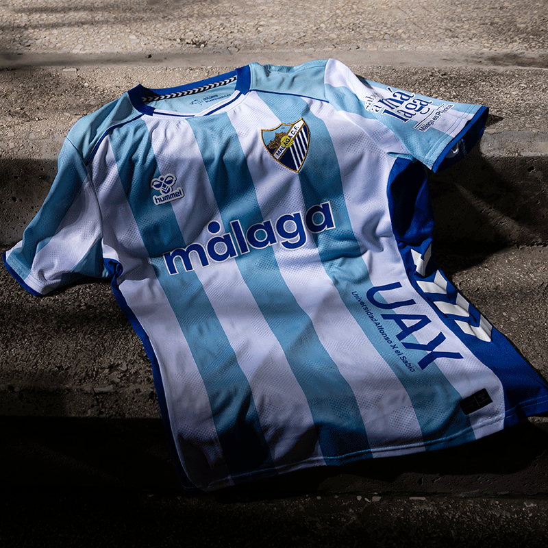 Kinder Málaga CF 2025/26 Heimtrikot
