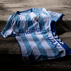 Kinder Málaga CF 2025/26 Heimtrikot