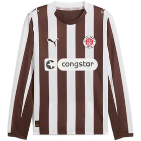 Damen FC St. Pauli 2025/26 Heimtrikot mit langen Ärmeln