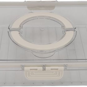 Food Storage Container, Vegetables Fruit Containers Prevents Deformation Space Saving PET for Kitchens (Outer Box)