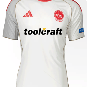 Herren 1. FC Nürnberg 2025/26 Auswärtstrikot