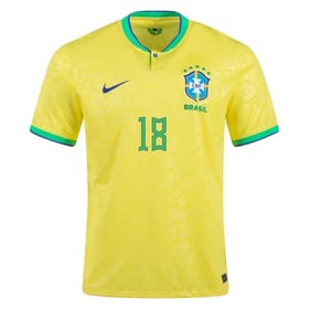 Gabriel Jesus #18 Brasilien Heimtrikot Weltmeisterschaft 2022