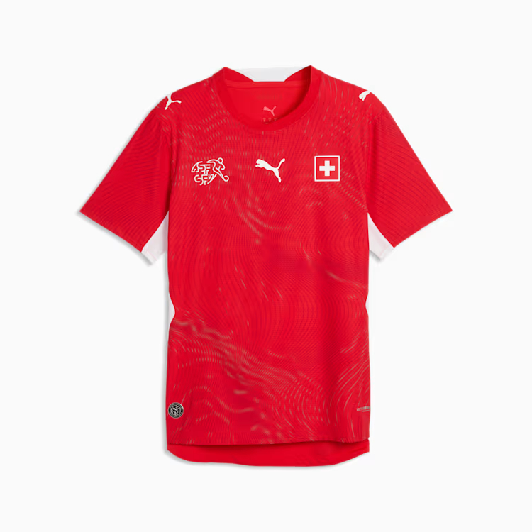 Herren Schweiz 2026 Heim Authentisches Weltmeisterschaft Trikot