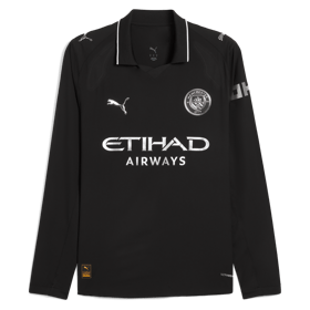 Kinder Manchester City 2025/26 Auswärtstrikot Langarm