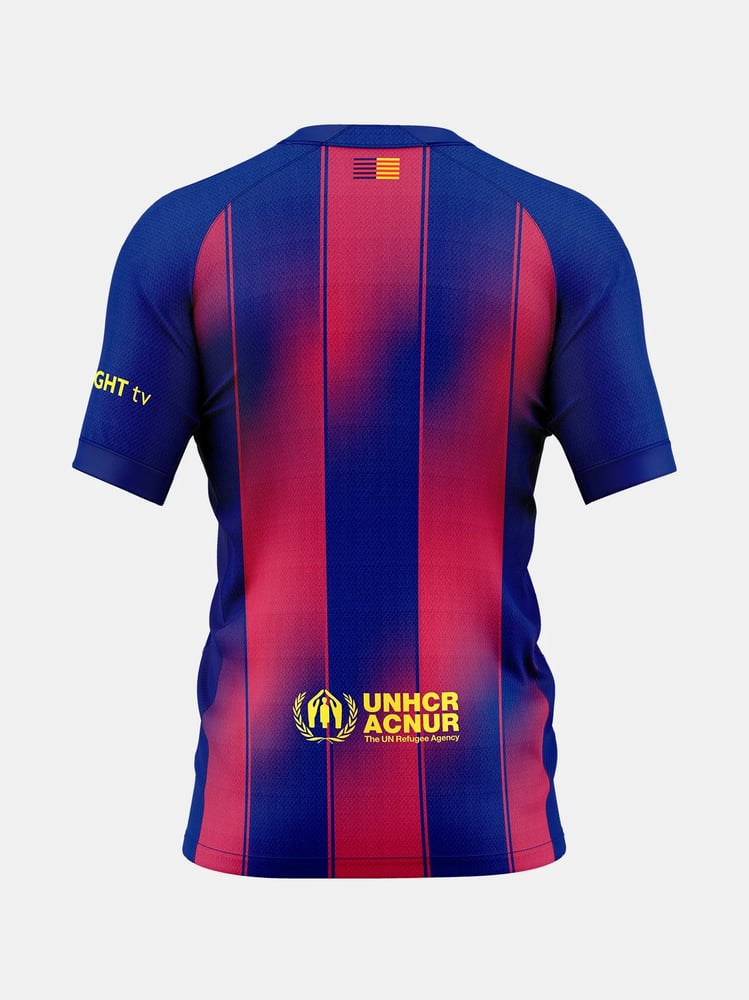 Kinder FC Barcelona 2025/26 Heim UCL-Trikot
