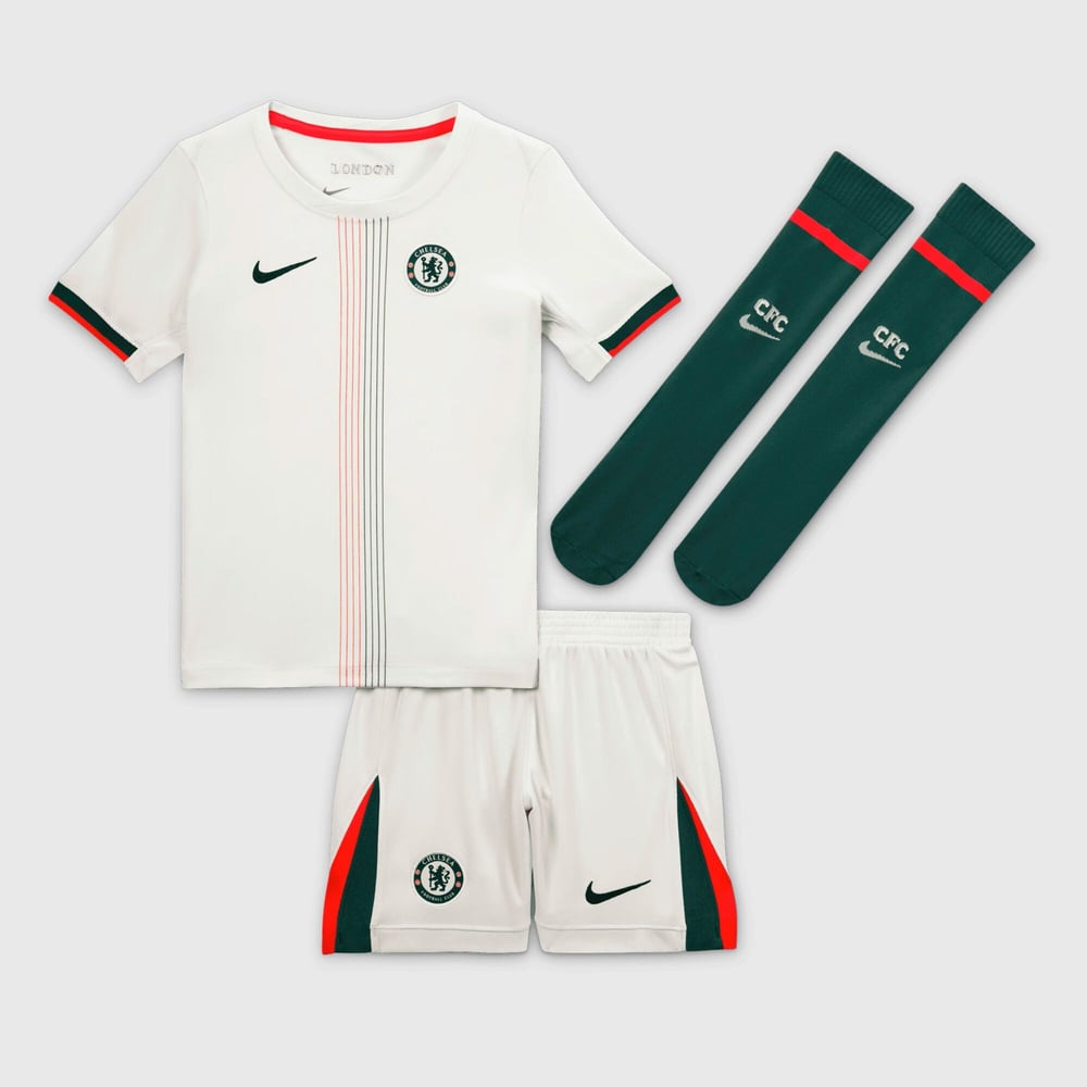 Kinder Chelsea 2025/26 Auswärts Set