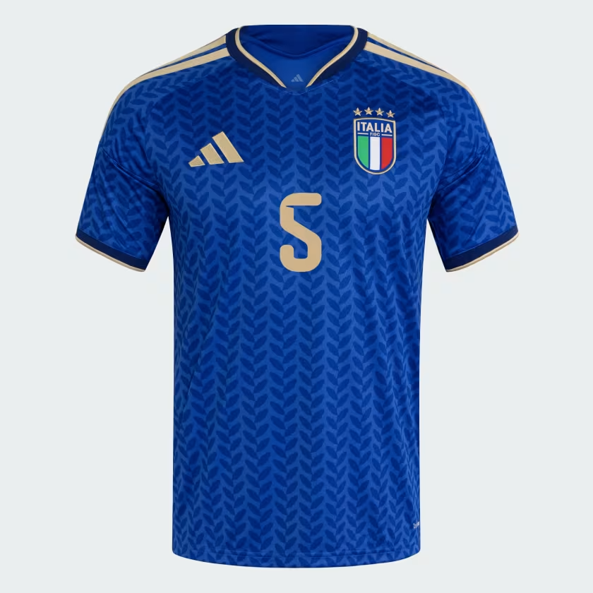 Kid's Italy 2026 Home Authentic World Cup Shirt CALAFIORI #5