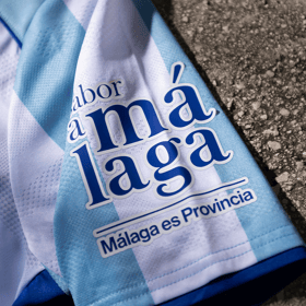 Kinder Málaga CF 2025/26 Heimtrikot