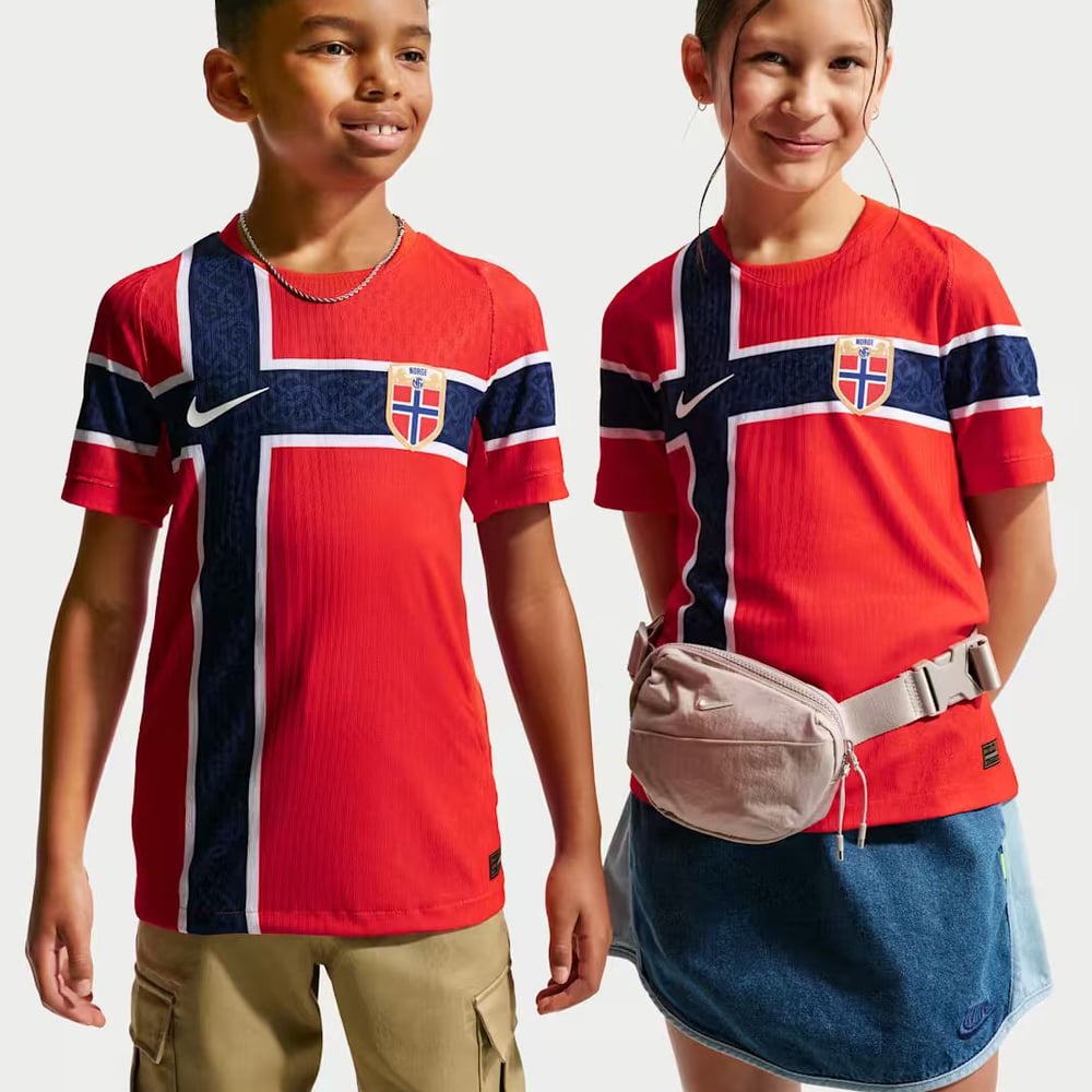 Kinder Norwegen 2026 Heimtrikot-Weltmeisterschaft Trikot
