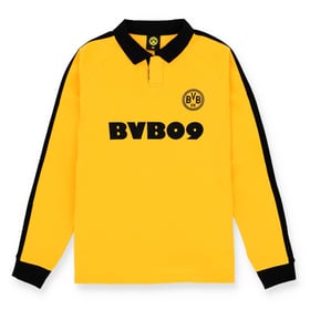Kinder BVB Borussia Dortmund Retro-Langarmtrikot der 70er Jahre