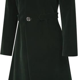 Womens Buckle Velvet Jacket