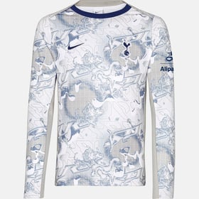 Damen Tottenham Hotspur 2025/26 Heim Langarm Aufwärmtrikot