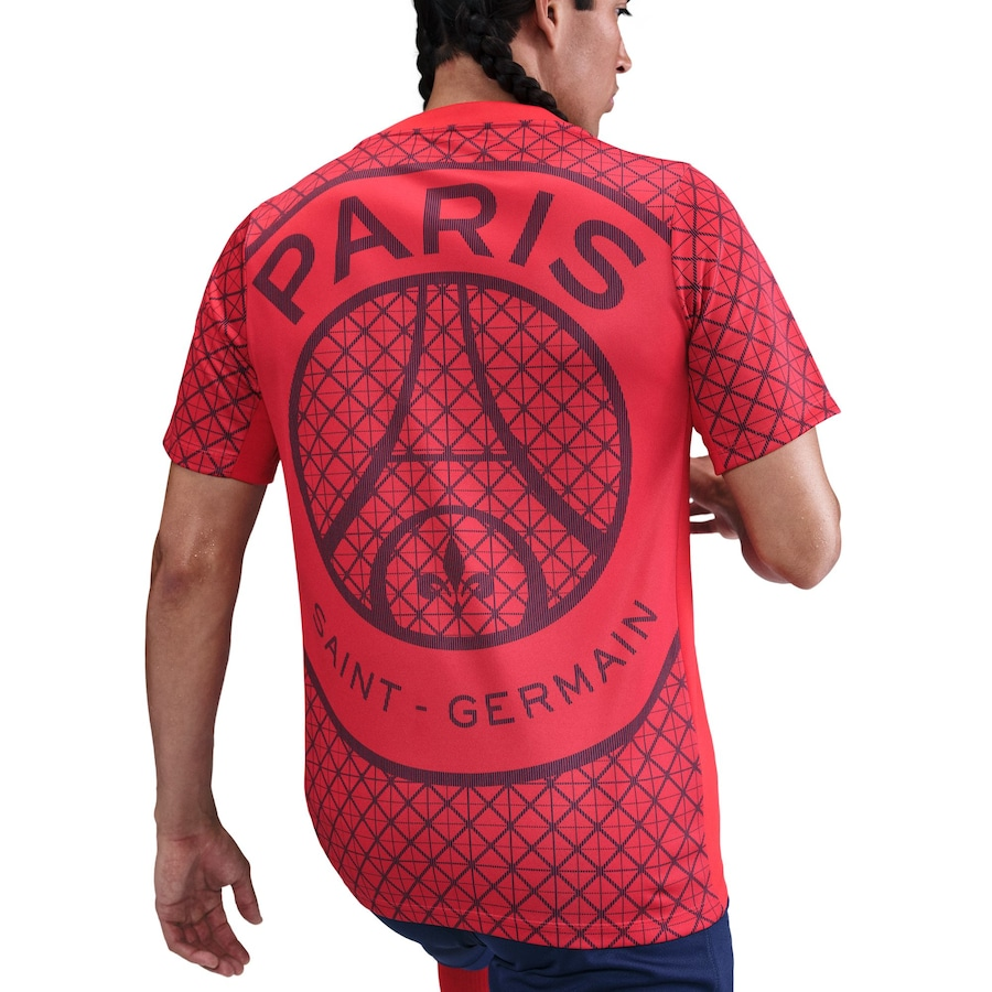 Herren PSG 2025/26 Drittes Aufwärmtrikot - Rot