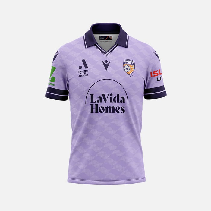 Kinder Perth Glory 2025/26 Auswärtstrikot