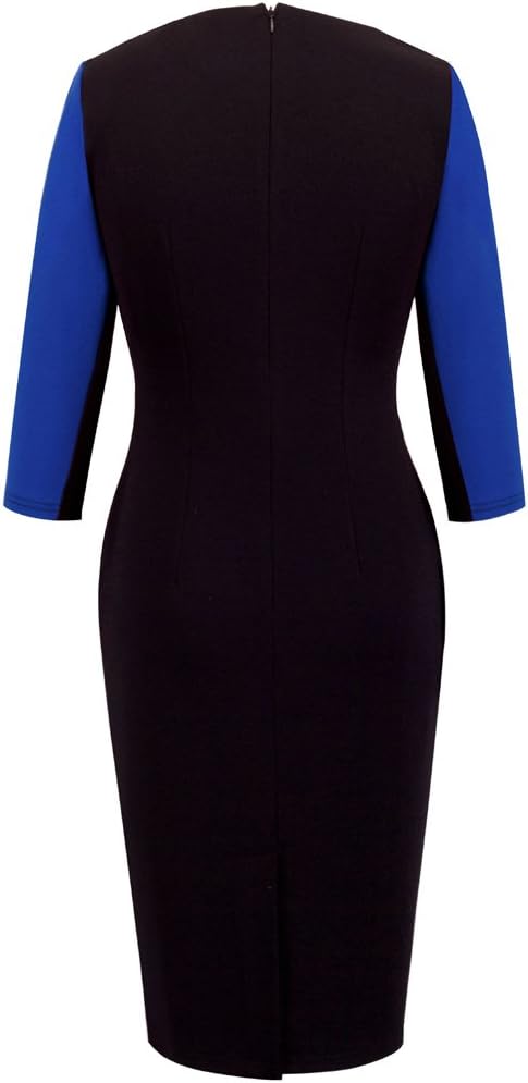 Women's Stretch Tunic Pencil Sheath Dress U837