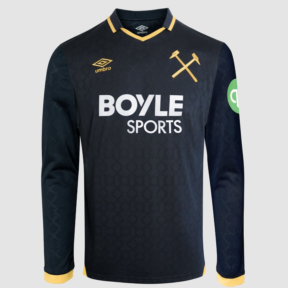 Herren West Ham United 2025/26 Third Langarmtrikot