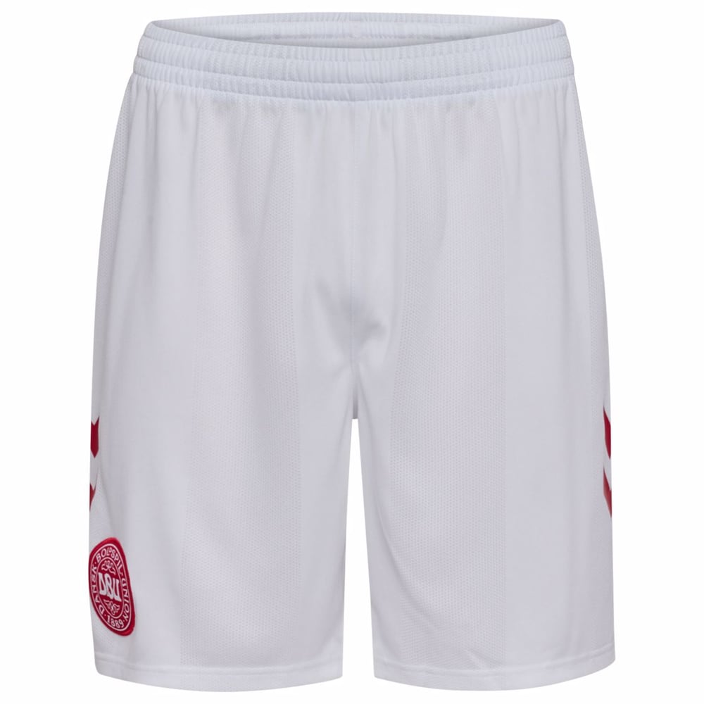 Herren Dänemark 2026 Heim-Weltmeisterschaft Weiß Shorts