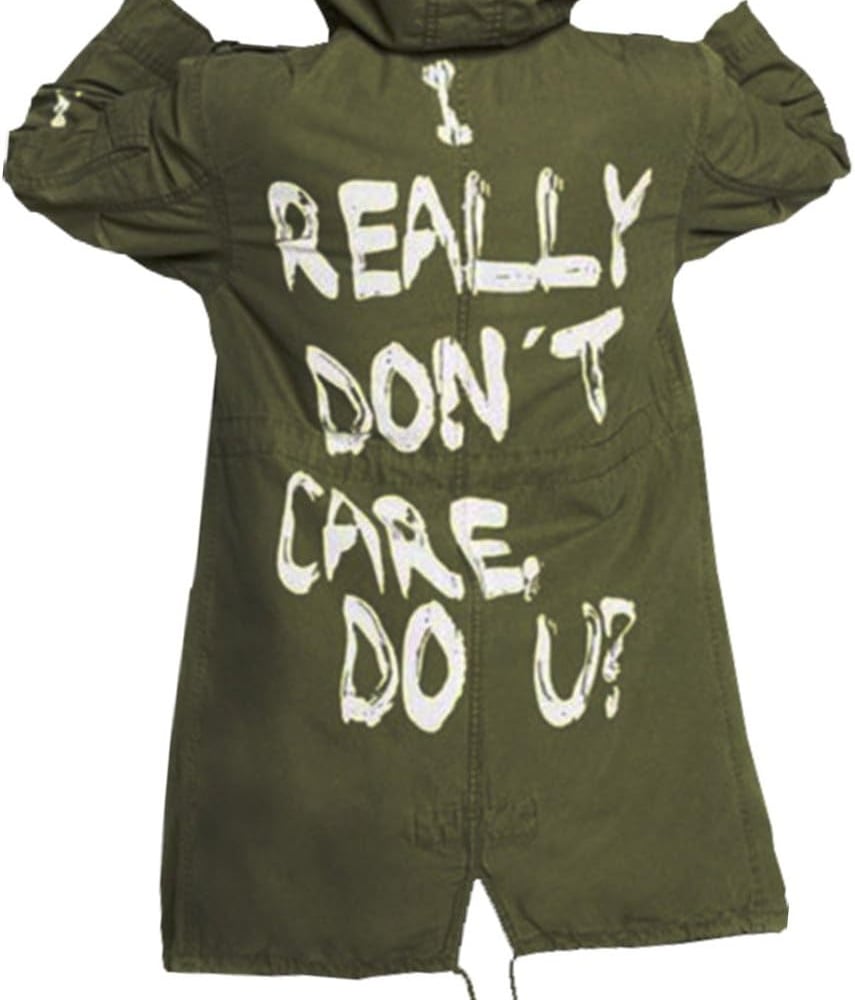 Melania Trump \u201CI Really Don\u2019t Care, Do You?\u201D Inspired Cargo Jacket for Women- Lightweight Cotton Jacket