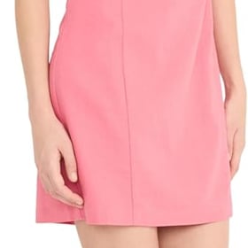 Women's Women's Sleeveless Linen Rayon Mini Dress - Slim Sheath Design - Wedding Guest and Cocktail Dress