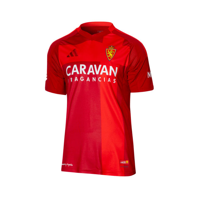 Men's Real Zaragoza 2025/26 Away Shirt - Red