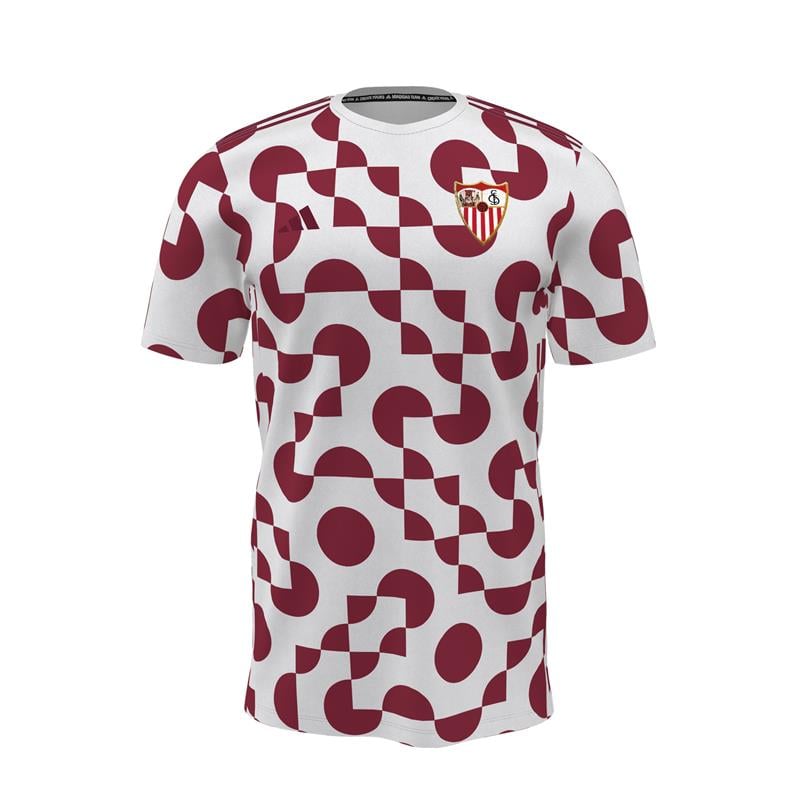 Damen Sevilla FC 2025/26 Drittes Aufwärmtrikot - Rot