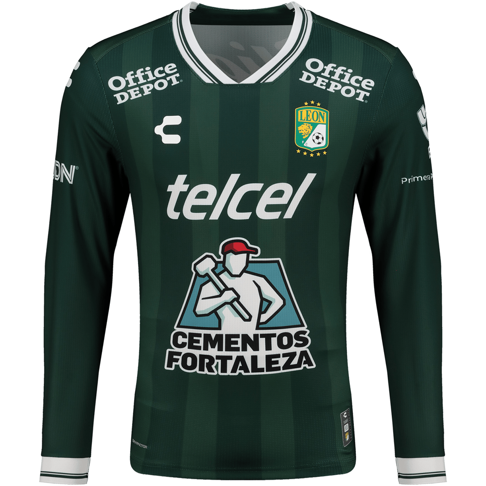 Herren Club León 2025/26 Langarm-Heimtrikot