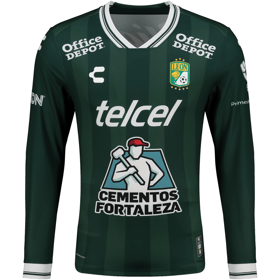 Herren Club León 2025/26 Langarm-Heimtrikot