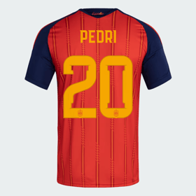 Herren Spanien 2026 Heim Authentisches WM-Trikot PEDRI #20