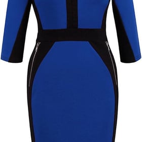 Women's Stretch Tunic Pencil Sheath Dress U837