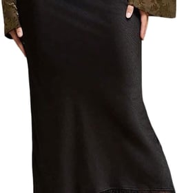 Women's Elegant Lace Maxi Skirt Low Rise Formal Wedding Guest Fishtail Skirt