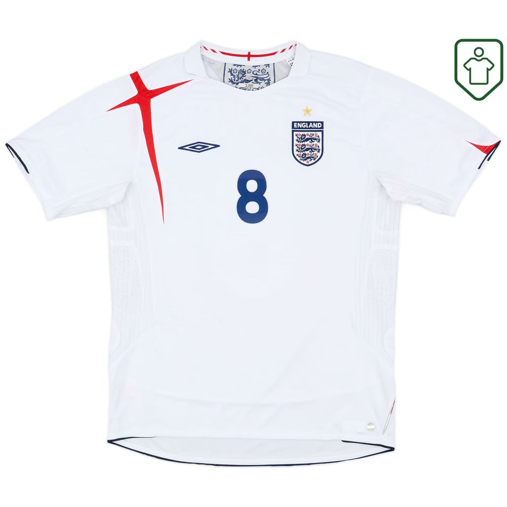 Männer England 2005/07 Heim Retro Shirt Lampard #8