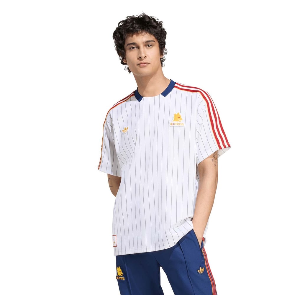 Kid's Roma 2025/26 Third Terrace Icons Shirt - White