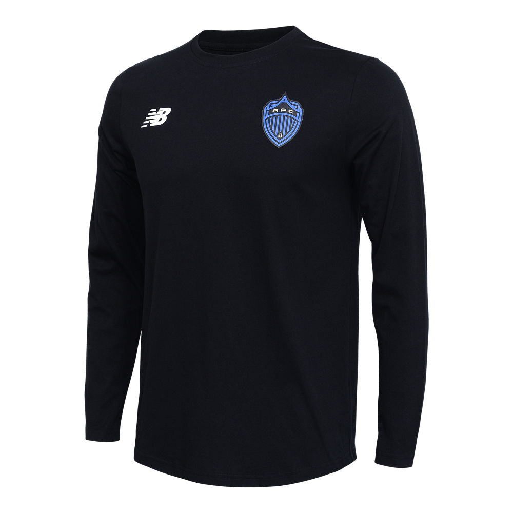 Herren Auckland FC 2024/25 Drittes Casual Langarmshirt - Schwarz