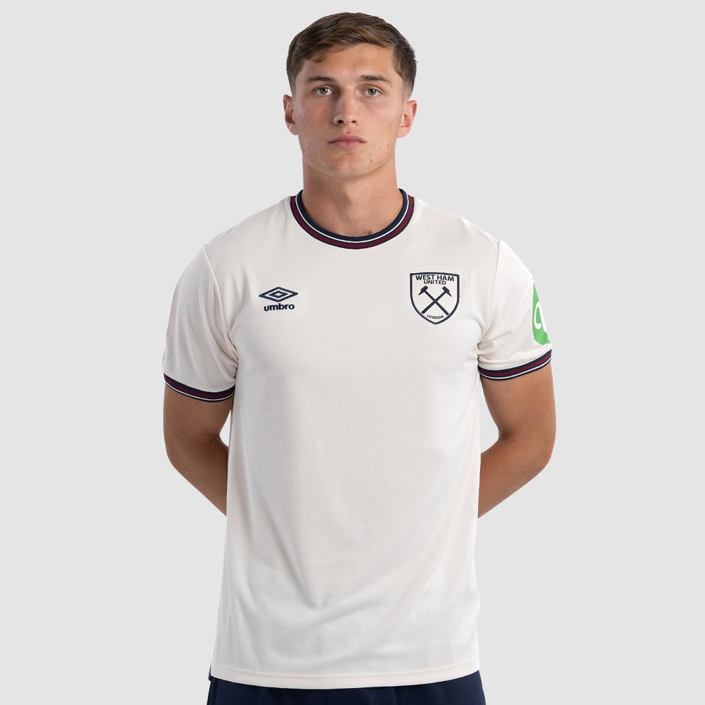 Herren West Ham United 2025/26 Auswärtstrikot ohne Sponsor
