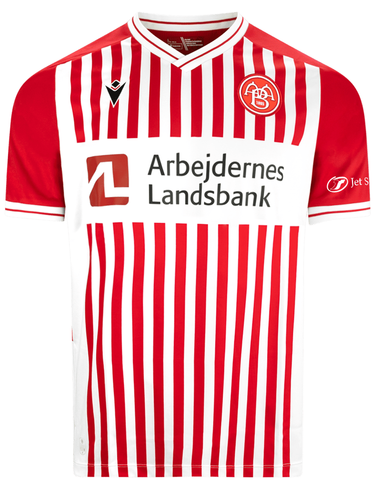 Kinder AaB Fodbold 2025/26 Heimtrikot